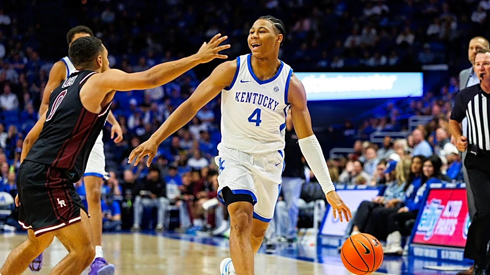 Mason Williams learning from Kentucky veterans as Milan Momcilovic praises freshman guard