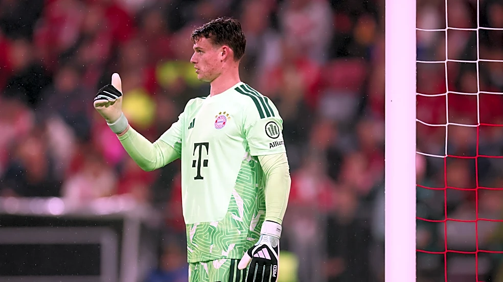 Jonas Urbig ‘had fun’ in Bayern Munich’s 6-1 defeat of RB Leipzig