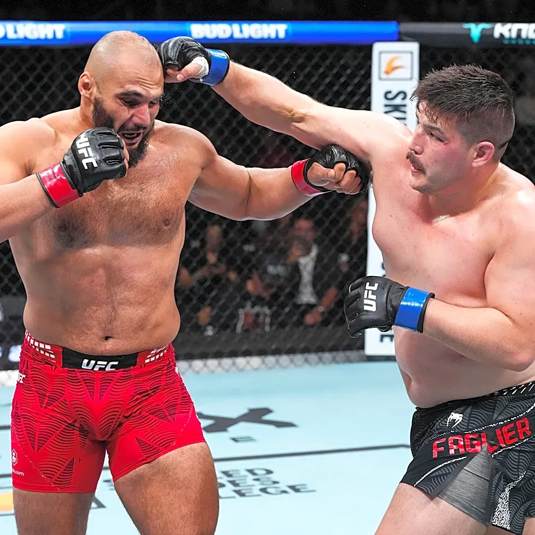Highlights! Joel Faglier shuts down former judoka standout Javad Mahjoub with comeback TKO stoppage | UFC Edmonton