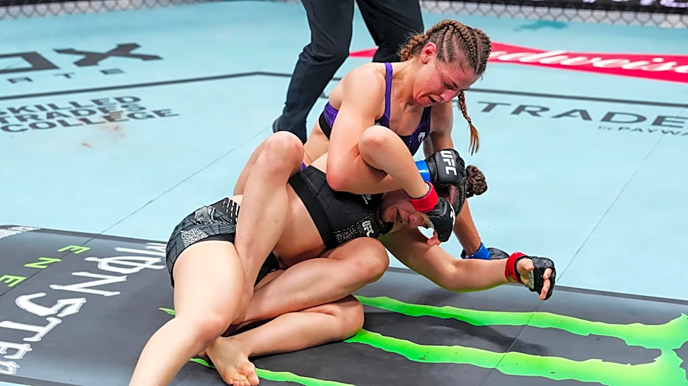 UFC Edmonton results: Jasmine Jasudavicius calls for title shot after dominant upset win over Erin Blanchfield