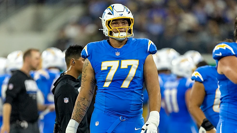 Chargers’ Travis Burke has been the most impressive rookie lineman