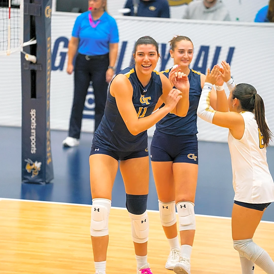 GT Volleyball easily beats Boston College 3-0