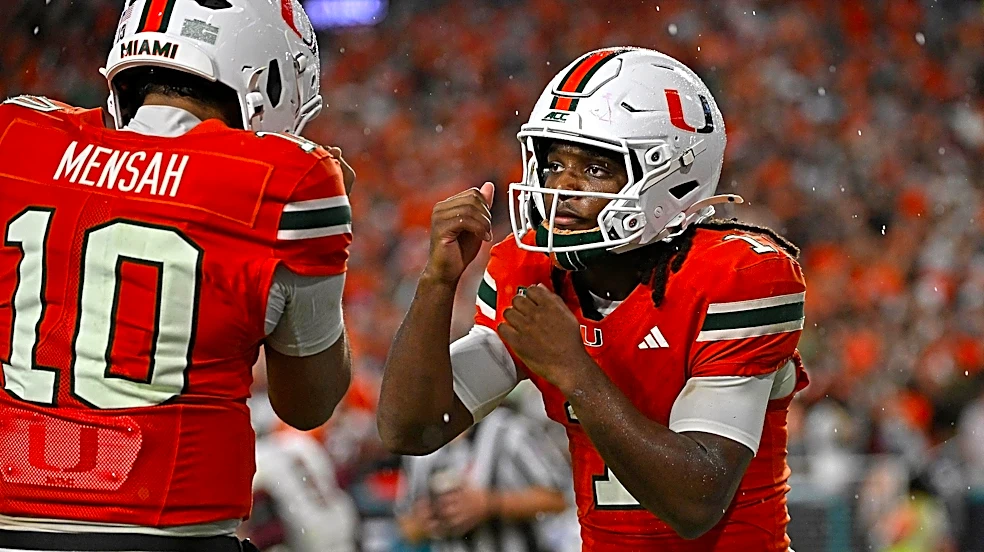 The Miami Hurricanes are the No. 1 team in the nation again