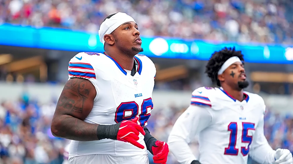 Deone Walker wrecked Tyler Linderbaum in Buffalo Bills win over Raiders
