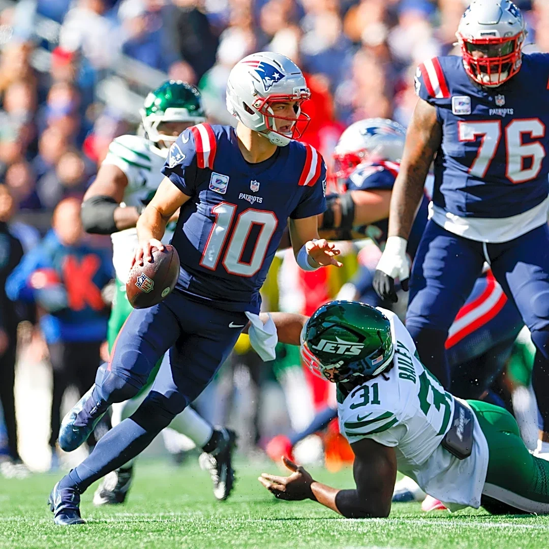 Patriots News: Heroic O-Line keeps Maye clean in gritty win vs. Jets