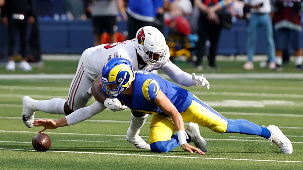 Rams PFF grades: Matthew Stafford outright bad vs Cardinals