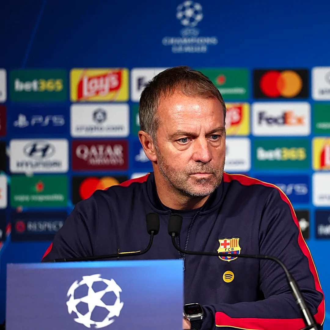 ‘Rodri or Frenkie de Jong could play there’ – Hansi Flick offers update on Barcelona’s defensive options ahead of PSG test