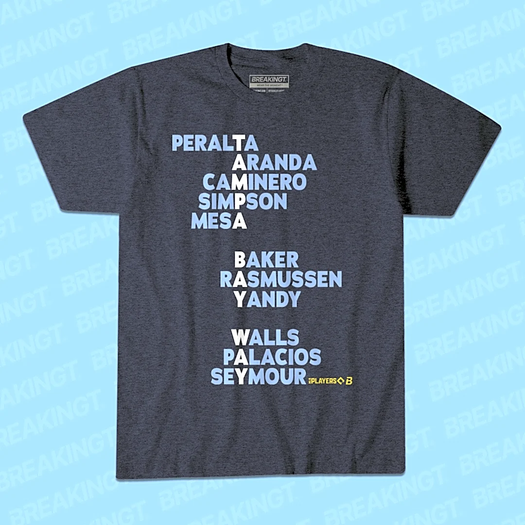 New Rays shirts drop at BreakingT