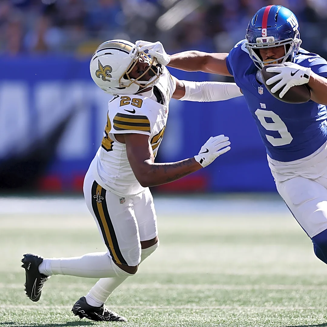 Grades and advanced stats from the Giants’ loss to the Saints