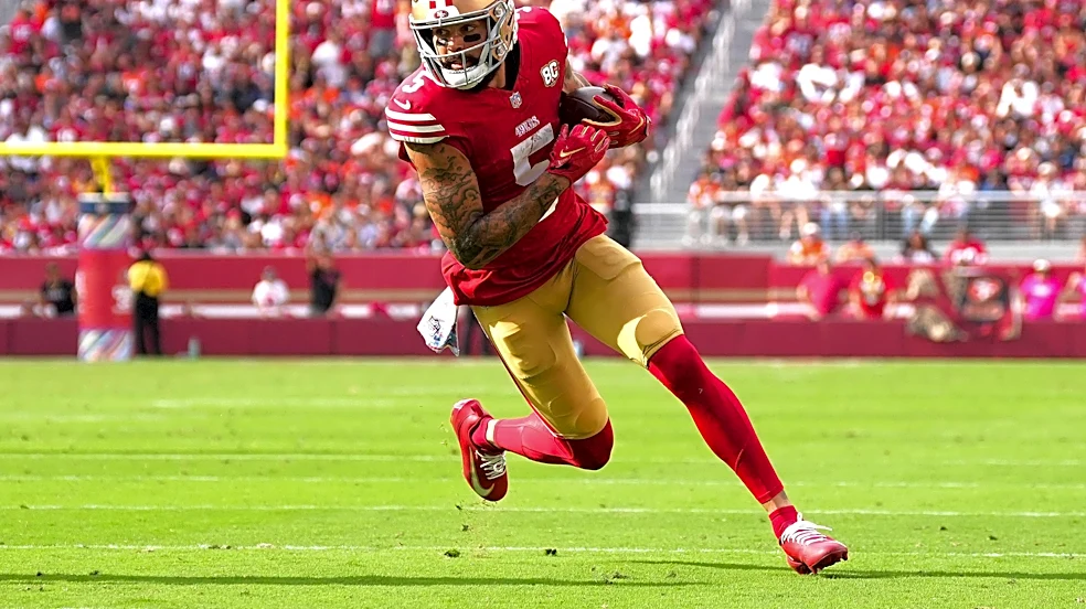 Mike Evans and Kyle Juszczyk are active for the 49ers