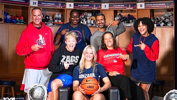 Lisa Fortier, Jordan Green Hand Gonzaga Offer to Recruit AnnaClaire Bugbee