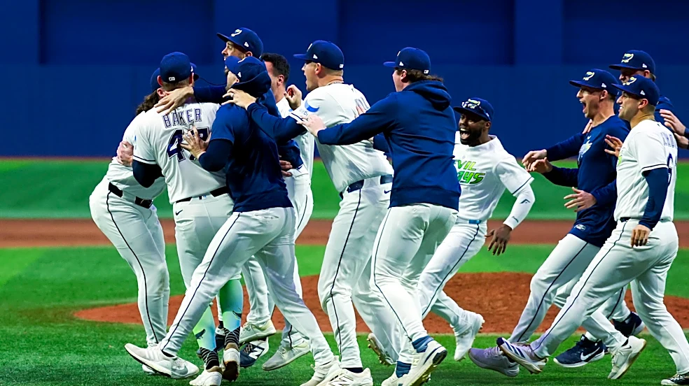 Rays win American League pennant in 7-3 win over Cleveland