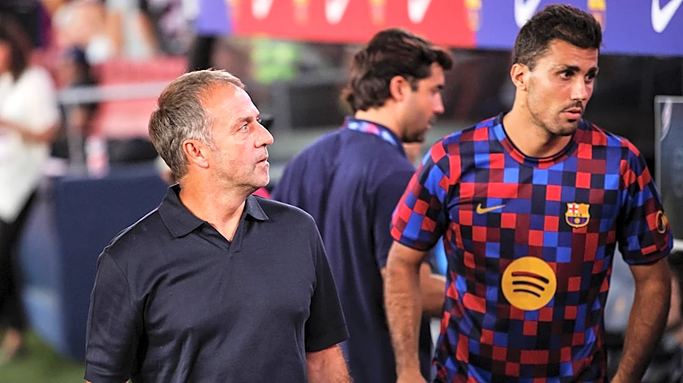 ‘We have to be careful’ – Hansi Flick talks benching Rodri for Barcelona vs PSG