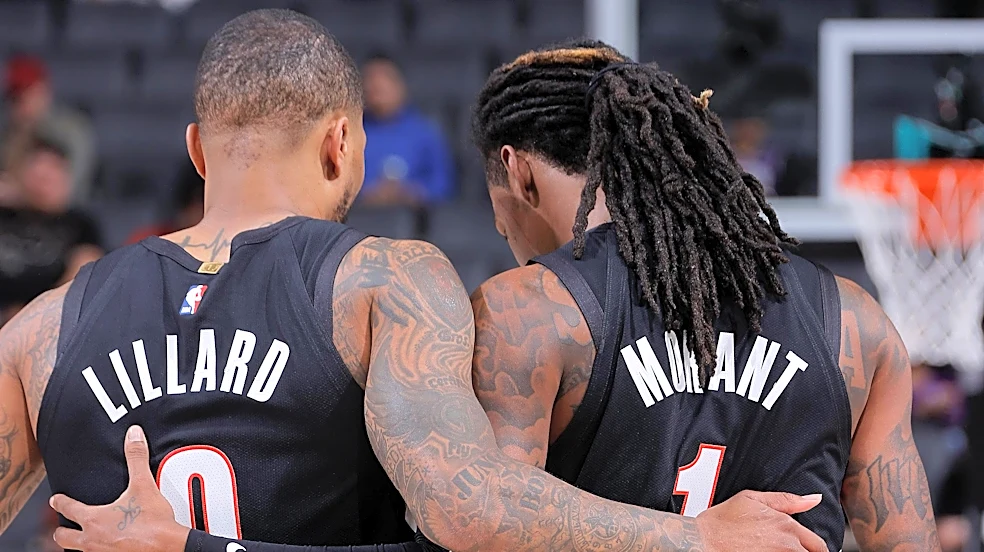 Blazers Fans Have Serious Confidence in Lillard, Morant Durability