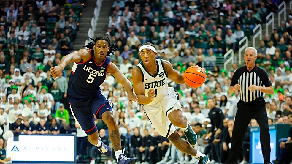No. 4 UConn handles No. 6 Michigan State in exhibition, 78-70