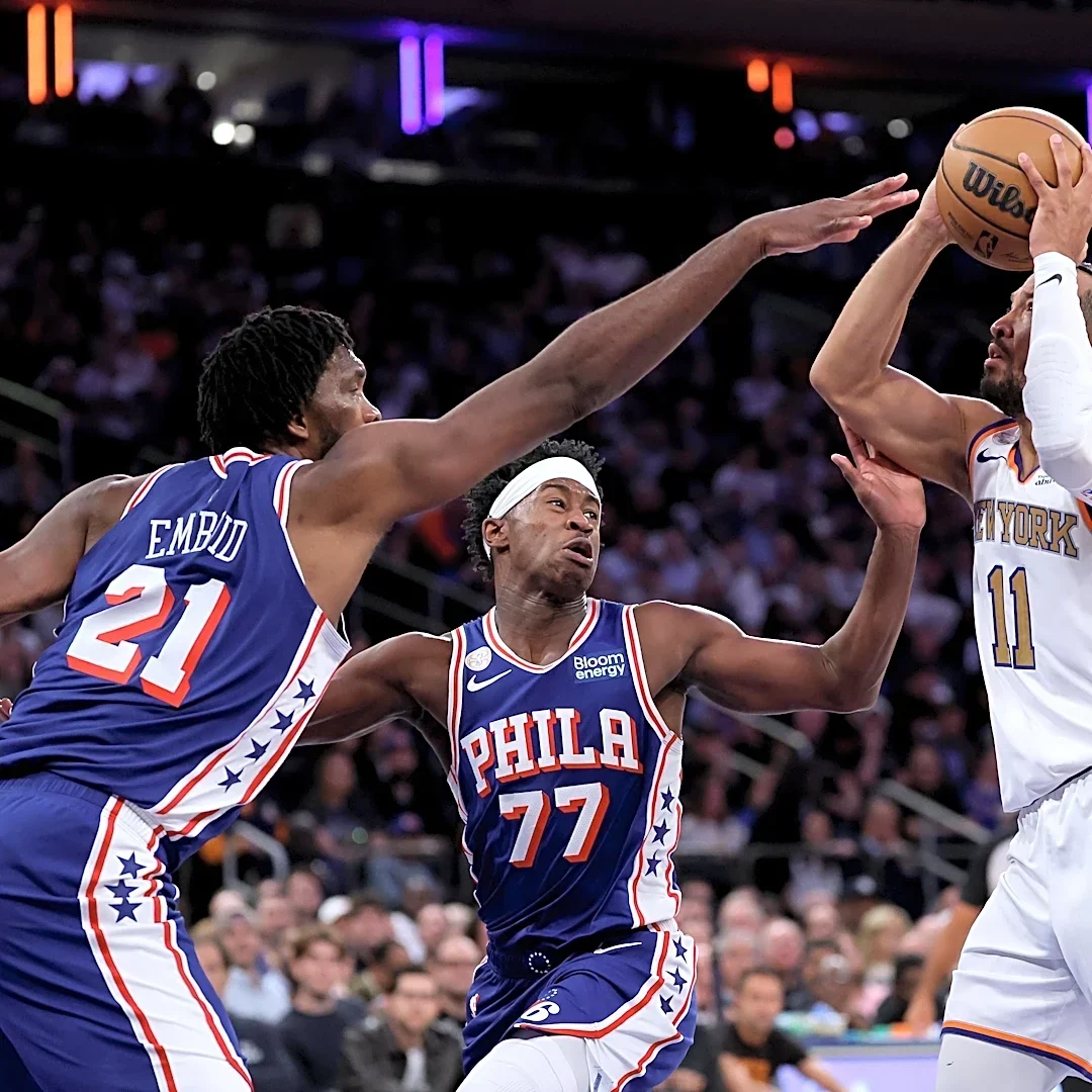 Led by a spry Joel Embiid, Sixers’ defense passes first test