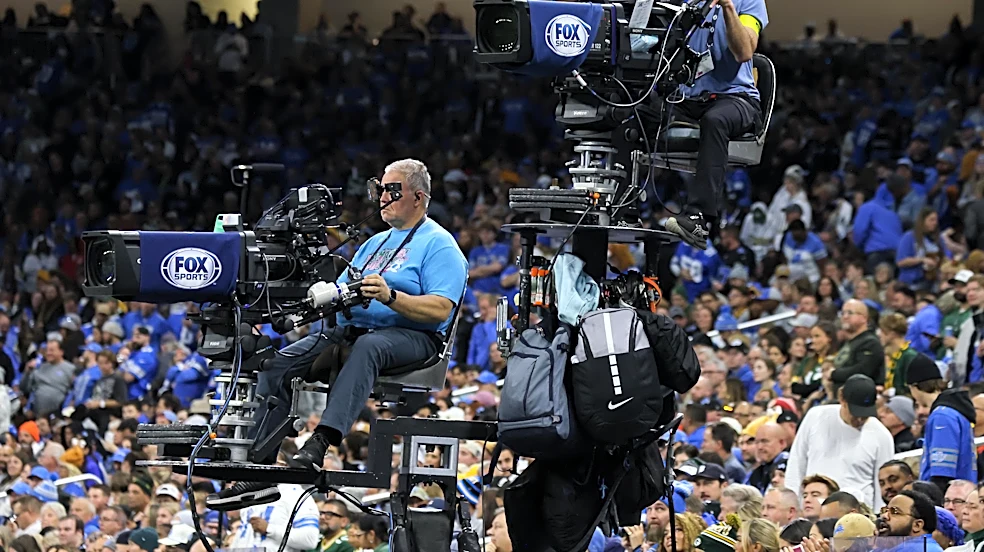 Packers vs. Lions Week 7 TV Broadcast Map