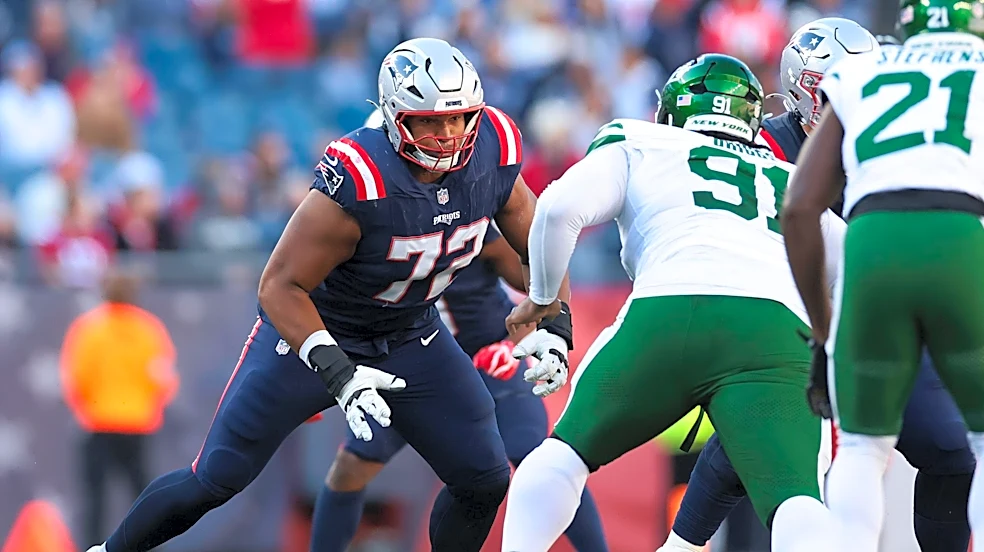 Patriots to start Walter Rouse, Matt Pryor at guard against Bears