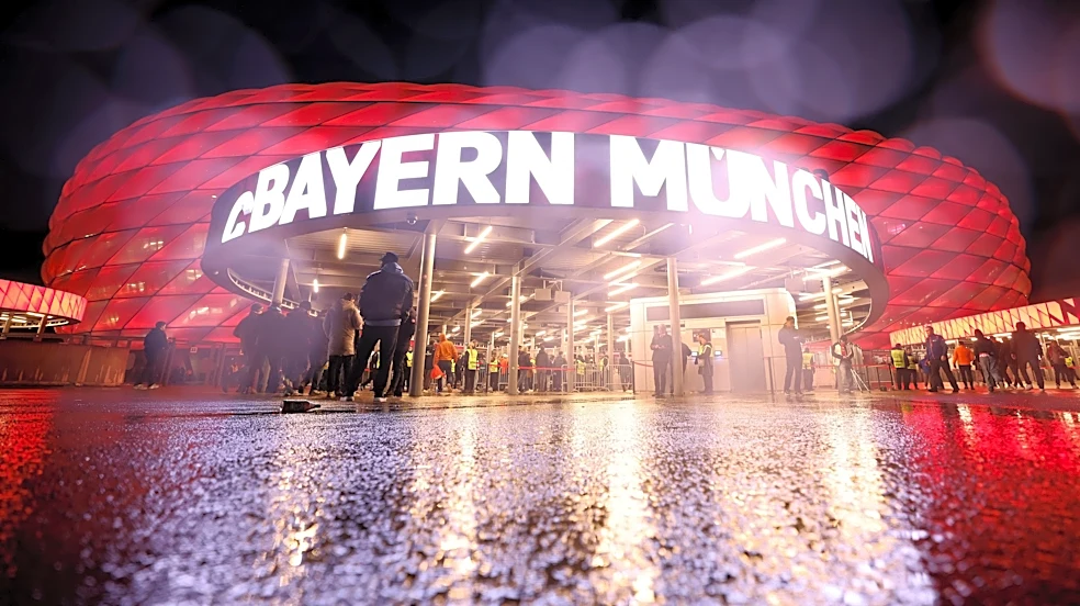 At halftime, Bayern Munich and Arsenal are battling for statistical superiority