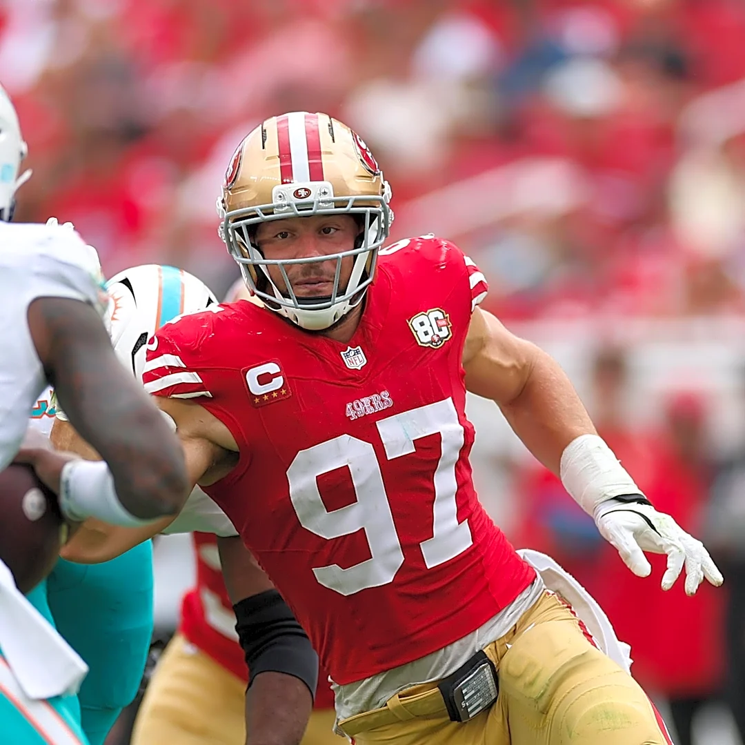 No Nick Bosa for the 49ers; Kyle Shanahan is hopeful he returns on Thursday