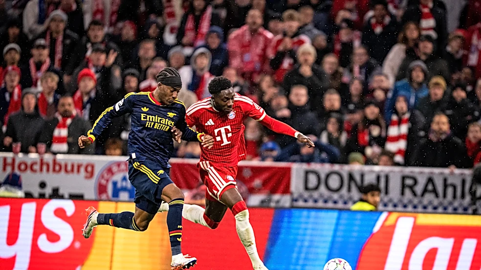 Match Awards from Bayern Munich’s hard-fought 2-2 draw to Arsenal