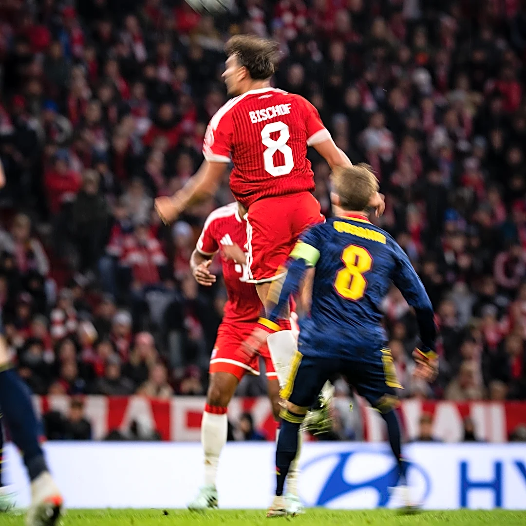 Tom Bischof happy to be on the pitch in Bayern Munich’s draw with Arsenal