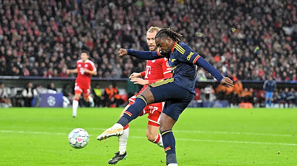 Bayern Munich sits in 14th place after Matchday 3