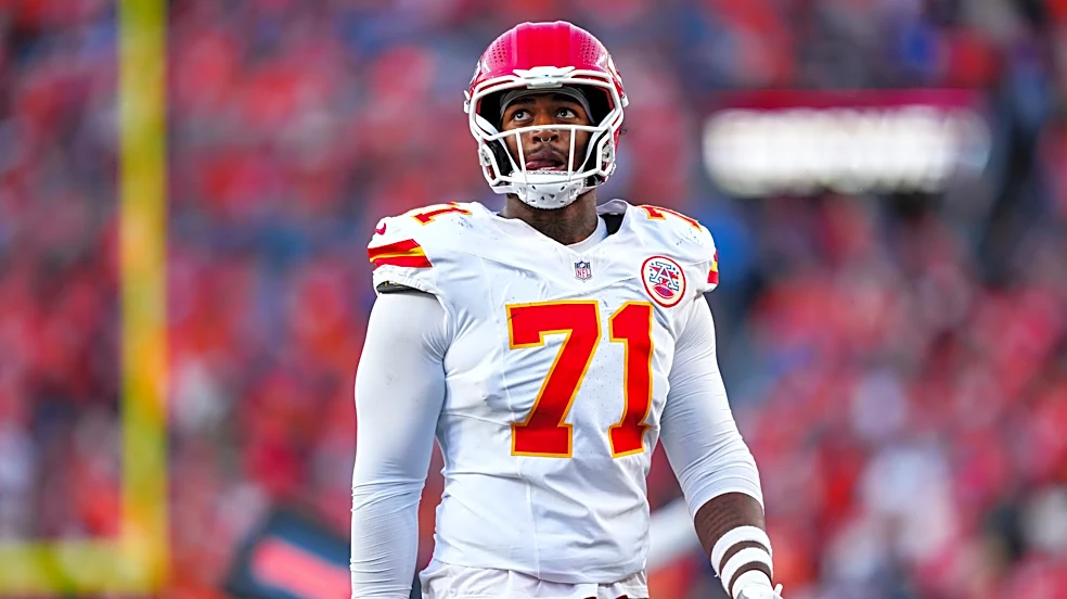 Chiefs-Seahawks Week 7 Wednesday injury report: Josh Simmons misses practice
