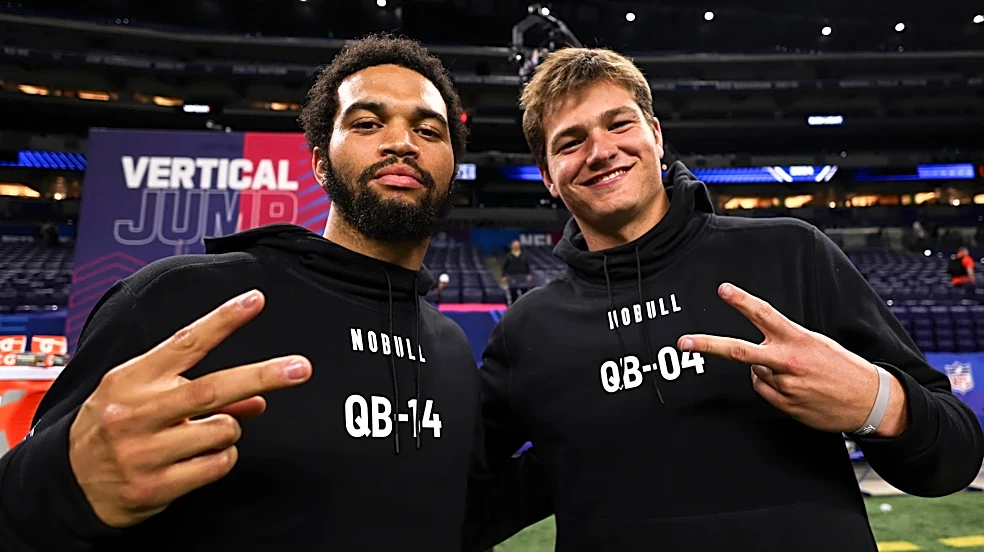 How Drake Maye and Caleb Williams stack up so far in their careers