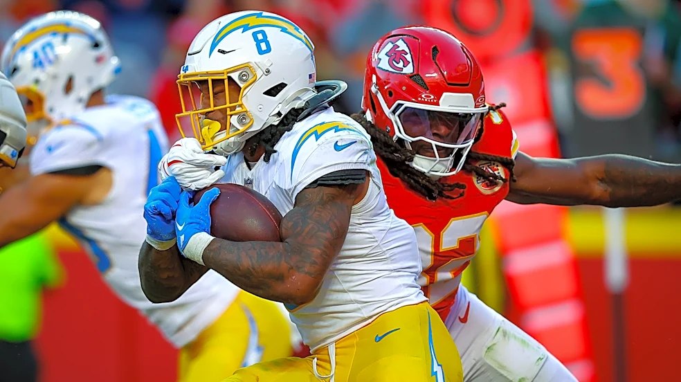 Los Angeles Chargers news: Omarion Hampton still ranked highly among 2nd-year backs