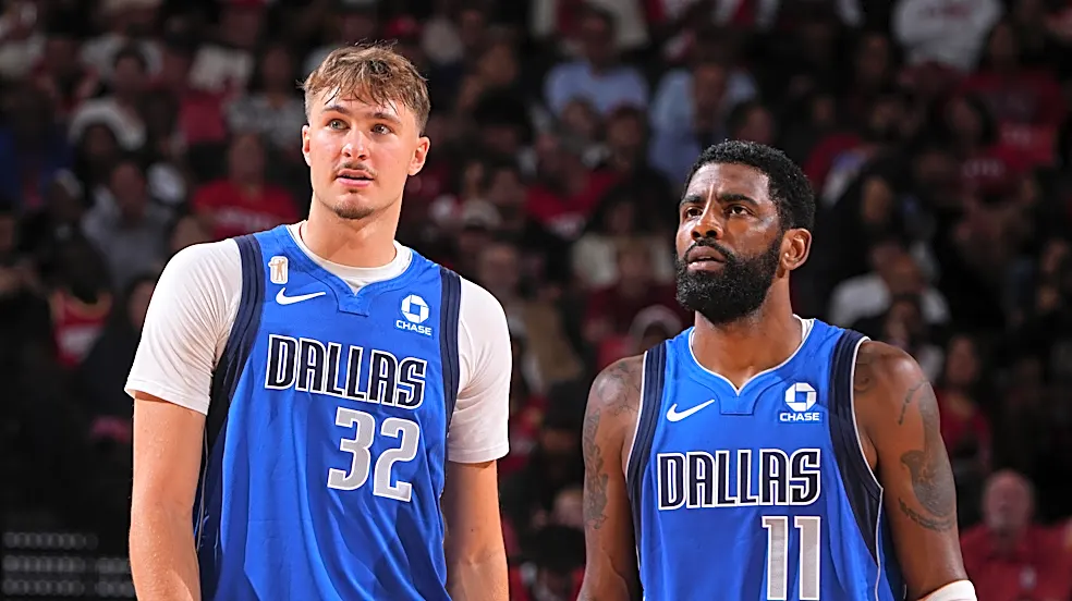 Dallas Mavs Head Coach Dusty May breaks down Cooper Flagg and Kyrie Irving’s season-opening performances