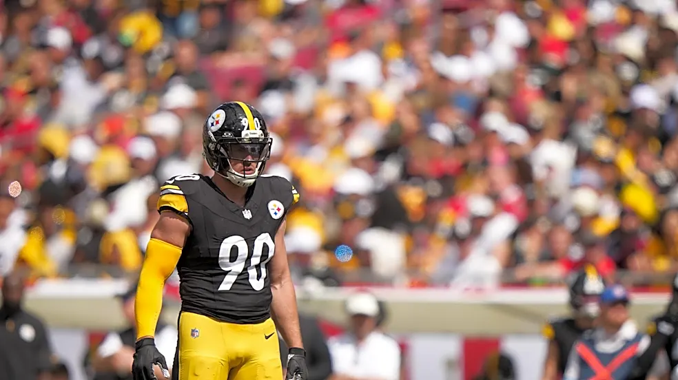 Steelers’ T.J. Watt limited with calf injury