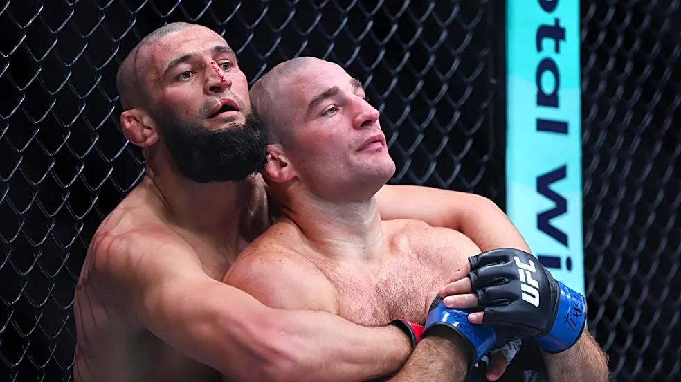 Khamzat Chimaev vows to chase Sean Strickland to any weight class for rematch: ‘This guy is not going to run from me’