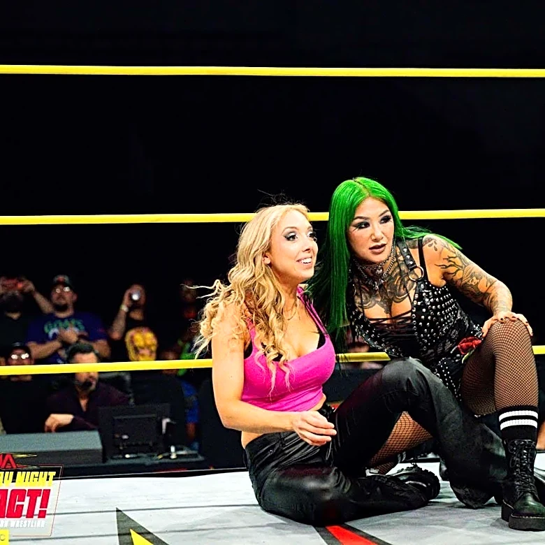 Shotzi Blackheart pulls a ‘Rick Rude’ for surprise appearance in TNA