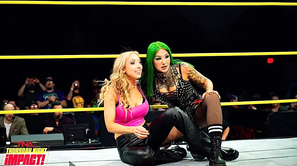 Shotzi Blackheart pulls a ‘Rick Rude’ for surprise appearance in TNA
