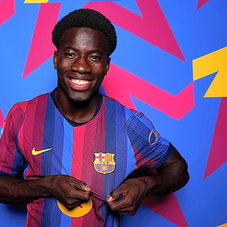 Ebrima Tunkara called up to Barcelona training ahead of El Clasico after Dani Olmo injury