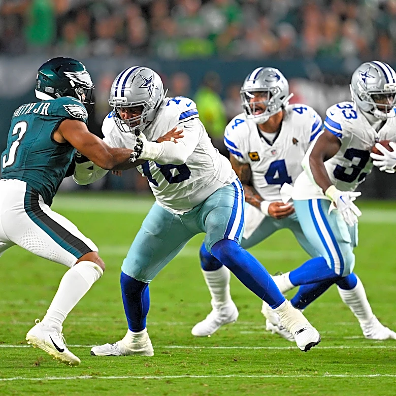 How the Cowboys offensive line matches up with the Eagles