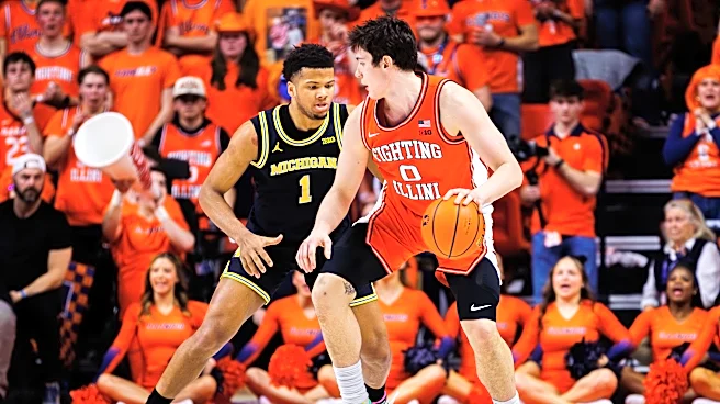 David Mirkovic on sideline back in boot during Illinois’ exhibition vs. Baylor
