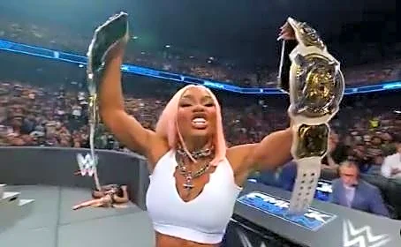 Alexa Bliss and Tatum Paxley shockingly lose the WWE tag team titles to Jade Cargill’s Baddies