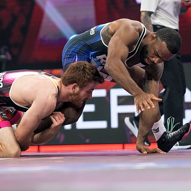 RAF 14 results: Mikey Caliendo pulls off massive upset beating Olympic champ Jordan Burroughs