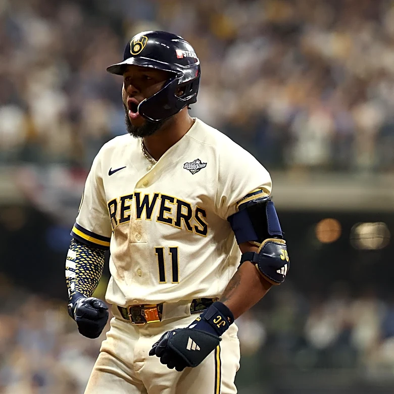 Chourio, Contreras lift Brewers to gritty Game 1 World Series win over Rays