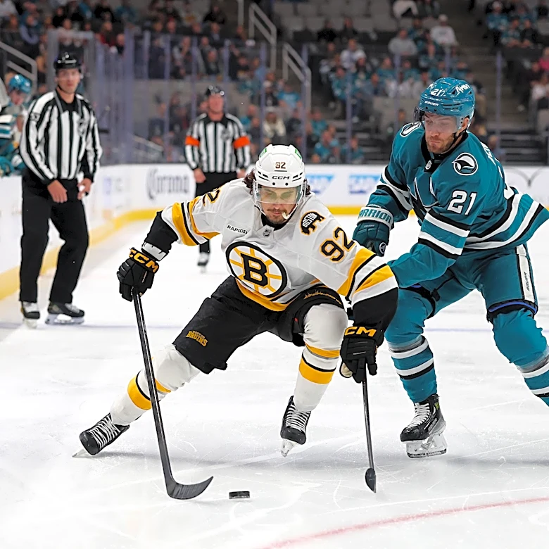 Preview: Bruins look to stay on pace against Sharks