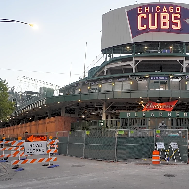 Wrigley Field bollard construction update: October 24