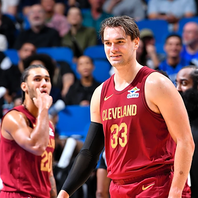Mario Hezonja waiving off Donovan Mitchell shows why the Cavs signed him: ‘I’m here to help you’