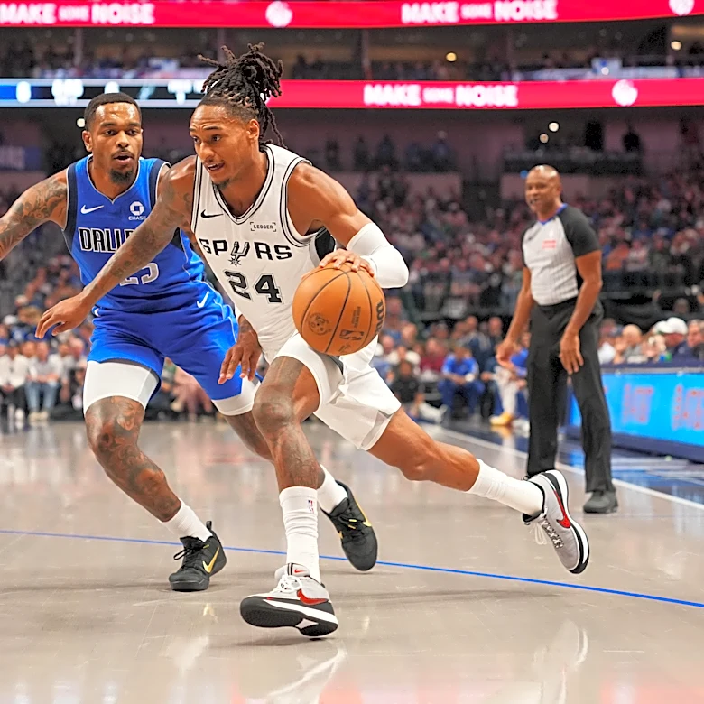 Spurs do just enough to beat shorthanded Mavericks, get first win of the season
