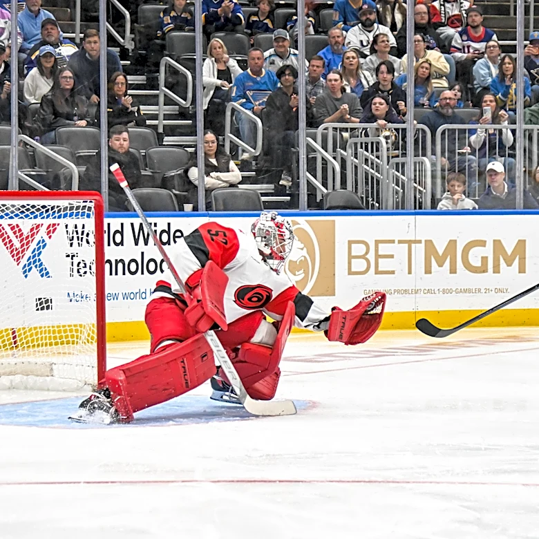 Kochetkov Earns Shutout – Hurricanes 4, Blues 0