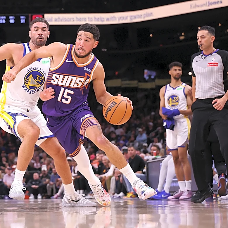 Game Recap: Booker drops 43 as Suns take down shorthanded Warriors, 131-122