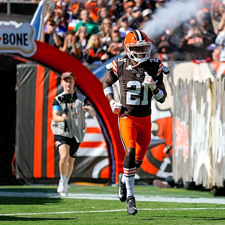 Game status update for Browns CB Denzel Ward against Titans