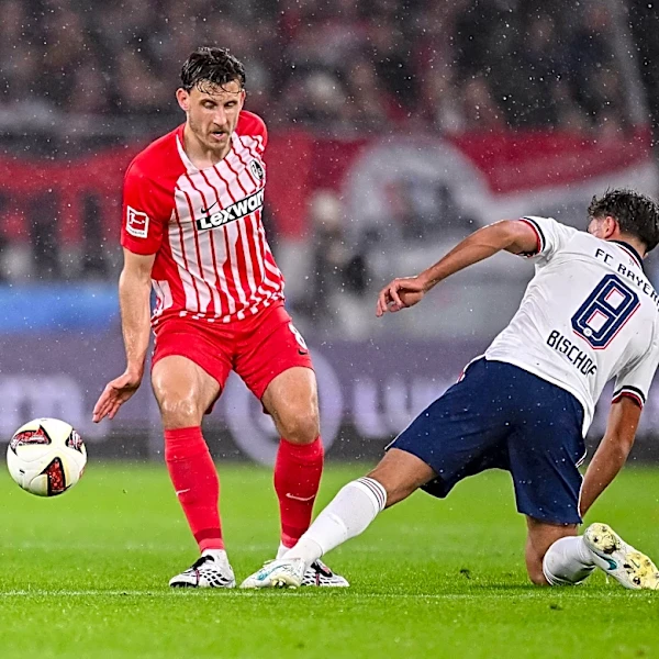 The nightmare against Bayern Munich continues for SC Freiburg’s Maximilian Eggestein after 3-1 defeat