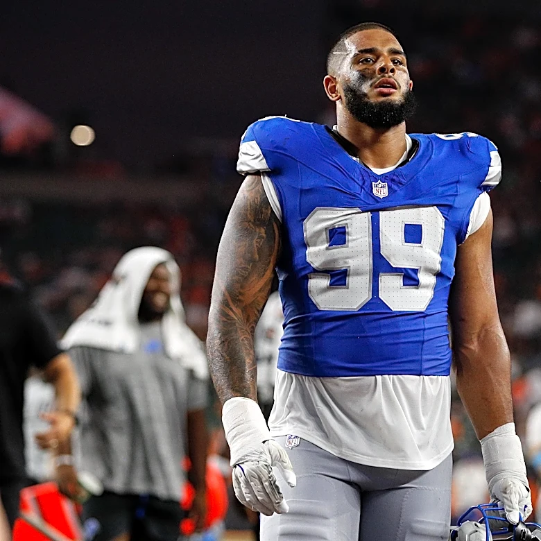 Lions Week 7 inactives: EDGE Ahmed Hassanein OUT vs. Packers
